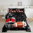 thumbnail image 1 of Erosebridal American Football City Bedding Queen Comforter Set, Soccer Down Comforter, Rugby Game Sports Decor, Reversible, 1 of 8