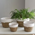 thumbnail image 4 of CNKOO Storage Basket Plant Pot 10 Inch  Natural Design Hand-woven Indoor Outdoor Decorate Handmade Flowerpot Containers, 4 of 13