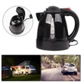 thumbnail image 3 of Abbracc 1L Car Electric Kettle Car Heating Cup Drinking Mug Boiler Heated Pot for Coffee Black 24V 250W, 3 of 7