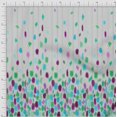 thumbnail image 2 of oneOone Cotton Poplin Fabric Chevron & Brush Stroke Panel Print Fabric BTY 42 Inch Wide, 2 of 3