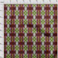 thumbnail image 4 of oneOone Viscose Chiffon Dark Red Fabric Abstract Sewing Craft Projects Fabric Prints By Yard 42 Inch Wide, 4 of 4
