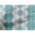 thumbnail image 4 of oneOone Cotton Cambric Fabric Triangle & Hexagon Geometric Printed Craft Fabric BTY 56 Inch Wide, 4 of 4