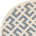 thumbnail image 4 of Safavieh Courtyard Tapis Bleu Intérieur Extérieur - Rond 7 Pieds10 Pouces, 4 of 5