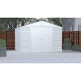 thumbnail image 2 of Arrow Select Steel Storage Shed, 10x12, Gris pâle, 2 of 6