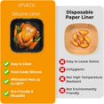 thumbnail image 4 of 2Pcs Air Fryer Liners for Ninja Crispi FN101GY,Reusable,Non Stick Silicone Portable Glass Air Fryer Cooking System Accessories,Large for 4 QT & Small for 6 Cups Container, 4 of 7