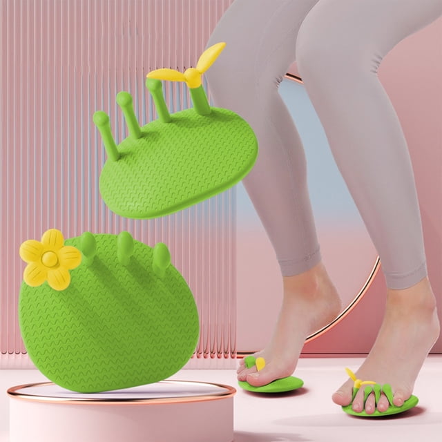 UsTZtai Foot Arch Exercise Tool, Crescent Bunion Corrector for Toe Training, Leg Shaping, and Foot Health, Portable and Non-Slip Base