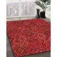 thumbnail image 3 of Ahgly Company Tapis Rectangulaire Rouge Lavable en Machine, 6 Pieds x 9 Pieds, 3 of 7