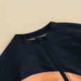 thumbnail image 3 of Baby Girls Long Sleeve Swimsuit Ruffle Zipper Rash Guard Swimwears, 3 of 6