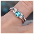 thumbnail image 4 of EGNMCR Rings Ladies' New Couple Zircon, Micro Diamond And 1PC Has Two Rings, Which Can Be Worn In Combination Women's ring, 4 of 4