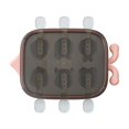 thumbnail image 2 of Reusable Ice Cream Popsicle Molds for Homemade Frozen Treats and Snacks, 2 of 3