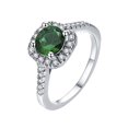 thumbnail image 4 of Luxury Shiny Rhinestone Ring Simulation Gemstone Alloy Ring Jewelry Accessories Personalized Gift Ladies Birthday Valentines Day Anniversary, 4 of 9