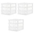 thumbnail image 1 of Gracious Living 3 Drawer Desktop Countertop Storage w/ Organizer Lid,3 Pack, 1 of 8