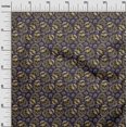 thumbnail image 3 of oneOone Rayon Brown Fabric Skull Fabric For Sewing Printed Craft Fabric By The Yard 56 Inch Wide-aB, 3 of 4