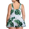 thumbnail image 4 of TIMIFIS Women's Ruffle Bikini Swimsuit High Waisted Bottom Plus Size Swimwear Tankini, 4 of 4