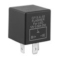 thumbnail image 2 of Led Flasher Relay  Relay Control Module  Turn Signal  Led Flasher  Light Blinker Electronic LED Adjustable Flasher Relay For Turn Signal Light Blinker FLL002 CF13 JL-02, 2 of 8