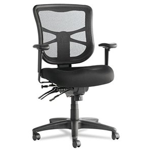 Alera ALEEL42ME10B Élusion Series Chaise multifonction Mid-Back Mesh, Noir