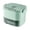 Green, variant on Tray With Lid And Ice Storage 52 Ice Cubes And Release Ice Drawer Style Portable Ice Maker With PET+PP Container For Home Camping Flower Ice Cubes Ice N Go Easy Rink Moth Ice Ice Spoon for Freezer