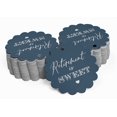 thumbnail image 2 of Inkdotpot Pack Of 50 Retirement Is Sweet Text Favor Paper Tags Craft Real Silver Foil Hang Tags, 2 of 6