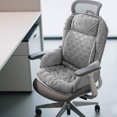 thumbnail image 5 of H Heated Lumbar Support Cushion With Fast Warm Up, Adjustable Heating Pad, Machine Washable Cover For Office Chair, Car Seat, Wheelchair And Home Use, Relieves Back Pain, 5 of 5