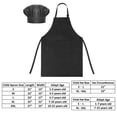 thumbnail image 2 of TOPTIE Cotton Canvas Kids Cooking Aprons and Chef Hat Set, 2 of 7