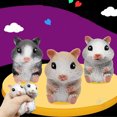 thumbnail image 4 of Neinkie Squeeze Fidget Toy Cute Kitten Puppy Hamster Pinch Toy Anxiety Relief Soft TPR Decompression Toy Slow Rebound Vent Ball Toy Children Toy Gift, 4 of 9