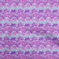 thumbnail image 1 of oneOone Silk Tabby Purple Fabric Abstract Craft Projects Decor Fabric Printed By The Yard 42 Inch Wide, 1 of 4