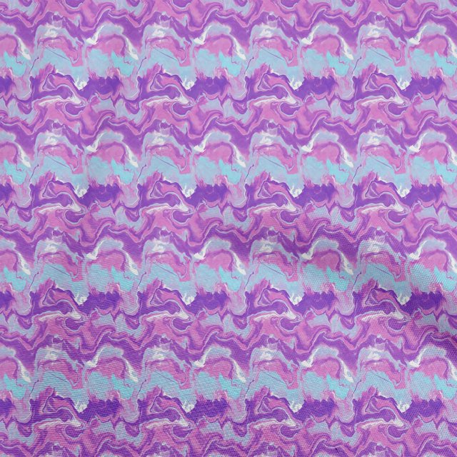 oneOone Silk Tabby Purple Fabric Abstract Craft Projects Decor Fabric Printed By The Yard 42 Inch Wide