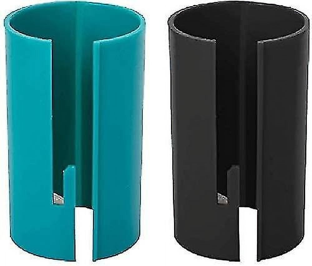 2 Pcs Tube de Coupe de Papier d'Emballage de Noël, Coupe-Cadeau, Support de Rangement et Distributeur avec Intégré (Vert+noir)