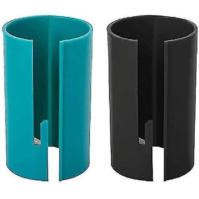 2PCS Christmas Wrapping Paper Cutter Tool Tube, Gift Wrap Cutter, Storage Rack and Dispenser with Embedded(Green+Black)