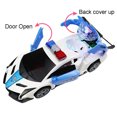 thumbnail image 2 of Aofa 360 Degree Automatic Rotation with Music Light Police Car Model Kids Toy Gift, 2 of 6