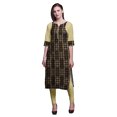thumbnail image 1 of Bimba Kurti Droit en Coton Imprimé pour Femmes Kurta Tunique d'Été-TP, 1 of 6