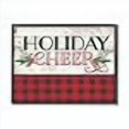 thumbnail image 3 of Stupell Industries Holiday Cheer Red Plaid Christmas Word Design Framed, 16 x 20, Multi-Color, 3 of 4
