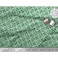 thumbnail image 2 of Soimoi Cotton Cambric Fabric Filigree Damask Print Sewing Fabric Yard 42 Inch Wide, 2 of 3