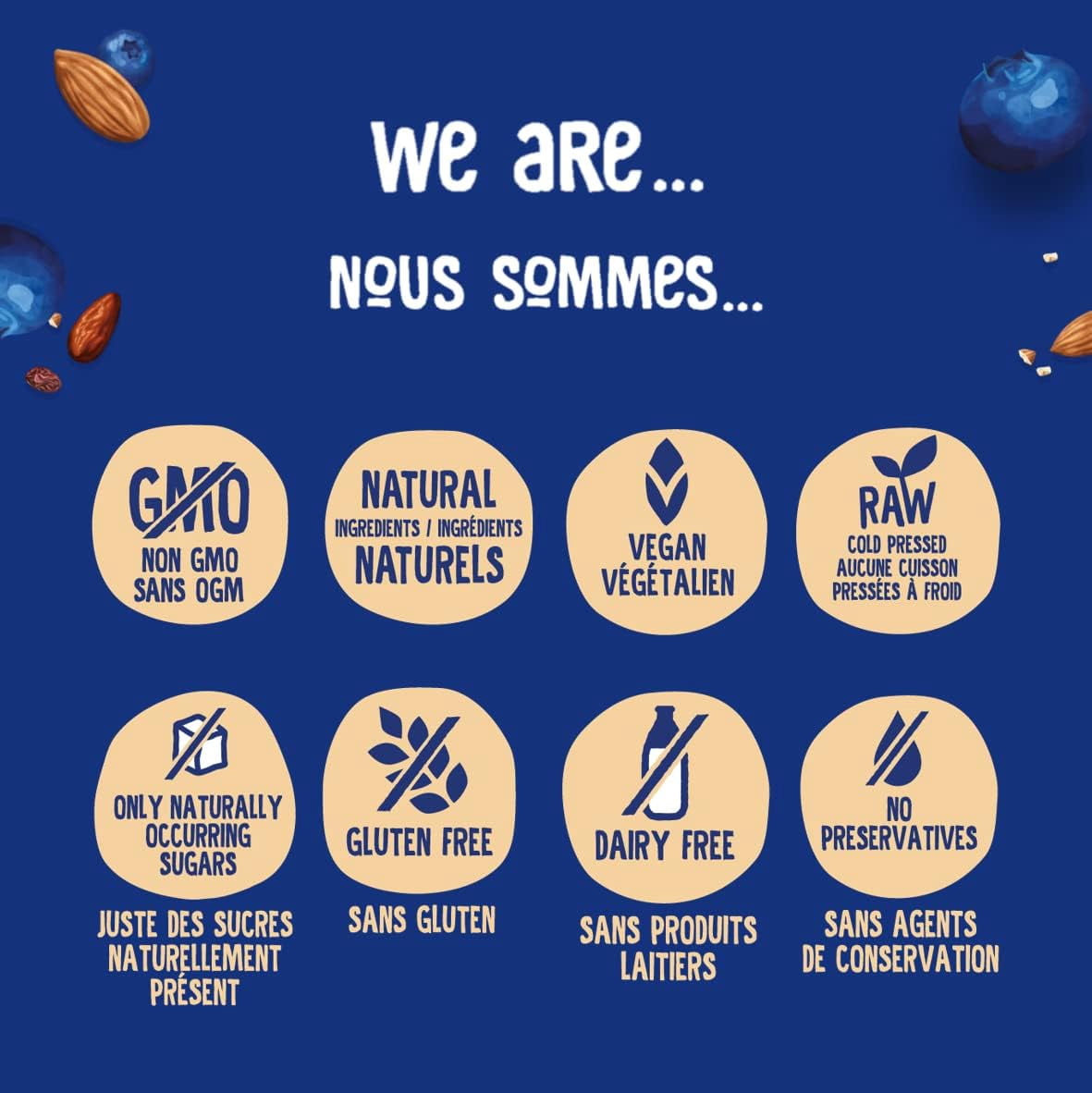 Nakd Muffin au bleuets - Multi