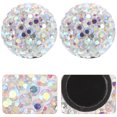 thumbnail image 2 of 4pcs Crystal Bling Tire Valve Caps Universal Fit For Vehicles Valve Stem Caps Dustproof Waterproof Easy Installation Car Accessories, 2 of 8