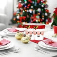 thumbnail image 4 of EGNMCR Christmas Party Supplies Disposable 9-inch Plates 20pc Irregular-shaped Plates 40pc Paper Cup 40pc Tissue 20pc Tablecloth For Decor Christmas Party Supplies Paper Tableware, 4 of 6