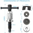 thumbnail image 2 of 5PCS Brake Caliper Compression Tool Set,Chrome-Plated Steel Caliper Piston Compressor Tool for Replacing Brake Pads,Universal Brake Caliper Tool Automotive Tools for Car SUV Truck (5 PCS), 2 of 7