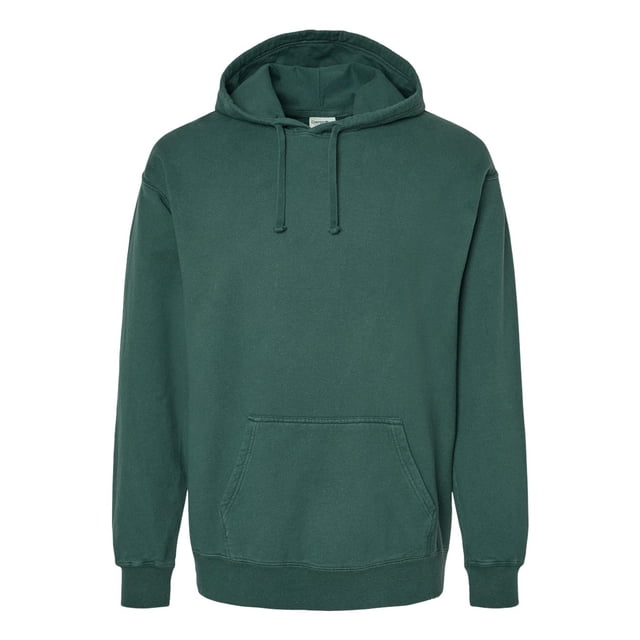 Hanes Mens ComfortWash Garment-Dyed Hooded Sweatshirt, S, Field Green