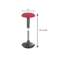 thumbnail image 2 of EFFYDESK BohdiStool Ergonomic Office Stool for Standing Desk, Kids, Black (Set of 1), 2 of 2