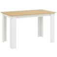 thumbnail image 1 of HOMCOM 47" Modern Dining Table for 4-6 People with Wood Effect, Oak, 1 of 10