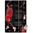 thumbnail image 1 of Michael Jordan - Timeline Wall Poster, 22.375" x 34" Framed, 1 of 4