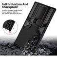 thumbnail image 3 of For Samsung Galaxy S21 Ultra Case, Galaxy S21 Ultra Case with Kickstand Fit Car Mount Heavy Duty Protective Bumper Shockproof Rugged Case Holder TPU Hard PC Shell for Samsung S21 Ultra 5G rose silver, 3 of 6