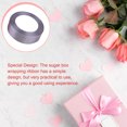 thumbnail image 4 of fastboy Gift Wrap Ribbon Wedding Clothes Making Supply Multi-color DIY Craft Accessories Festival Fabric Polyester Ribbons Box Ornaments Gray 59, 4 of 6