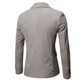 thumbnail image 4 of Mens Jacket Winter Mens Autumn And Winter Fashion Personality Solid Color Casual Suit Jacket, 4 of 4