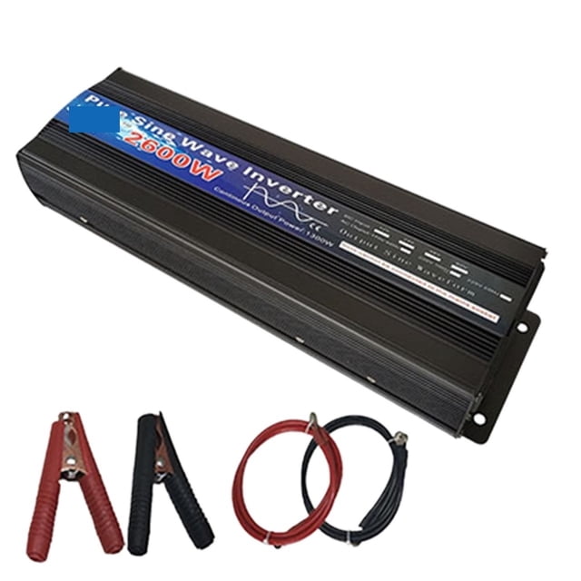 Pure Sine Wave Inverter 1000W 1600W 2000W DC 12V / 24V 50Hz 60Hz Power Inverter Home Car Converter Solar Energy