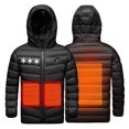 thumbnail image 4 of Baby Boy Clothes USB Intelligent Constant Temperature Heated Windproof Plus Size Coat For Children Winter 3 Heated Jacket Coat Clothes for Teens on Clearance, 4 of 9