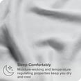 thumbnail image 2 of Bare Home Linen Sheet Set - Deep Pocket - Breathable - 3-Pieces - Twin XL, Glacier Gray, 2 of 6