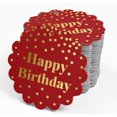 thumbnail image 4 of Inkdotpot Gold Foil Paper Hang Tags Happy Birthday Favor Tags 100 Piece, 4 of 6