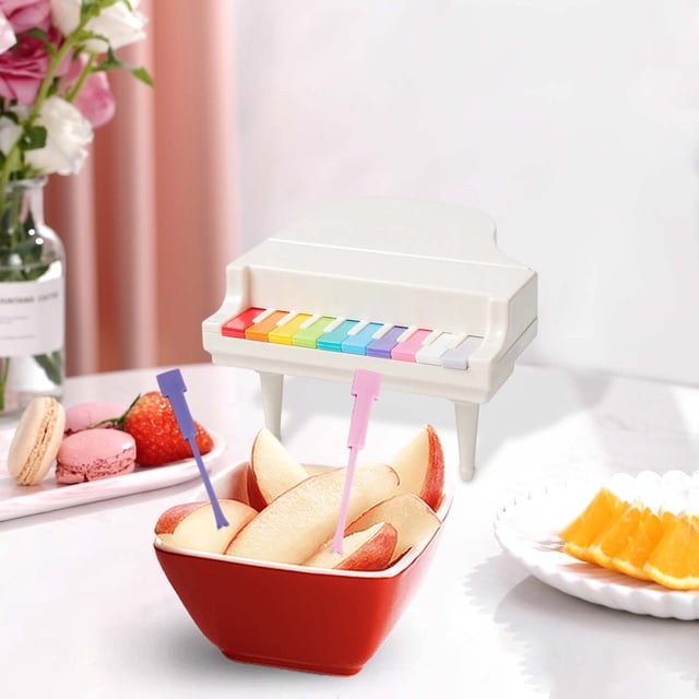 Birdeem Piano Fruit Fork Household European Fruit Set Fruit Pick Cute Dessert Small Fork