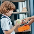 thumbnail image 4 of Oleegame 2PC Produce Storage Mini Plastic Food Storage Containers With Lids Small Airtight Containers Square School Lunch Containers For Children Leftover Food Containers Green, 4 of 4